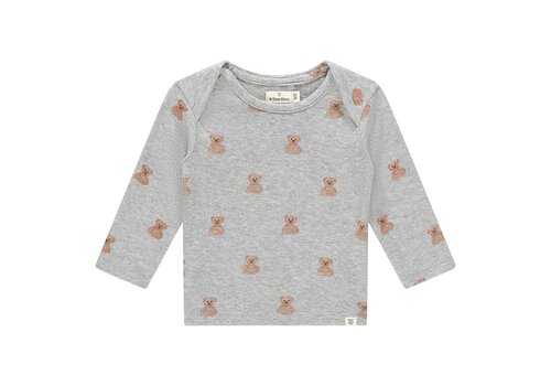 A TINY STORY A TINY STORY baby t-shirt long sleeve light grey melange A TINY STORY A TINY STORY baby t-shirt long sleeve light grey melange
