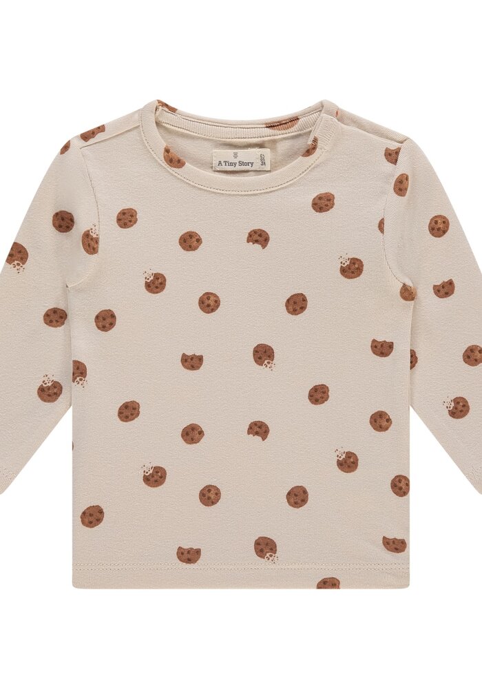 A TINY STORY baby t-shirt long sleeve snow