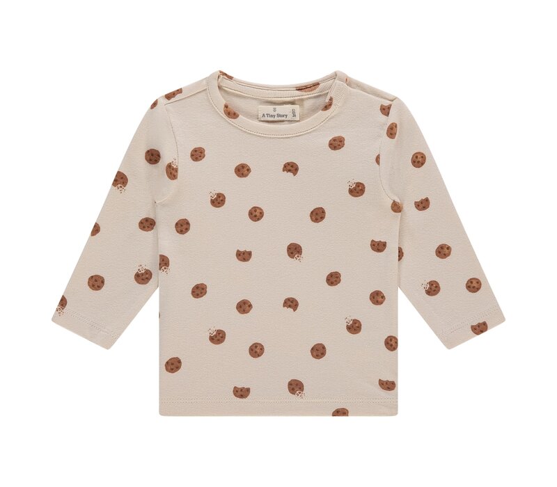 A TINY STORY baby t-shirt long sleeve snow