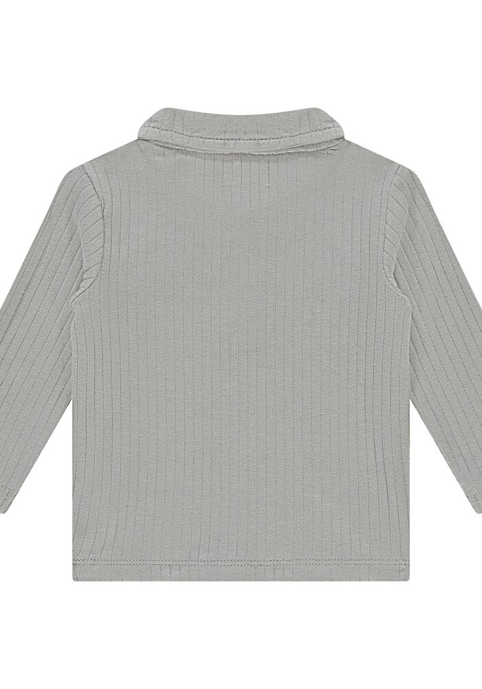 A TINY STORY baby t-shirt long sleeve steel