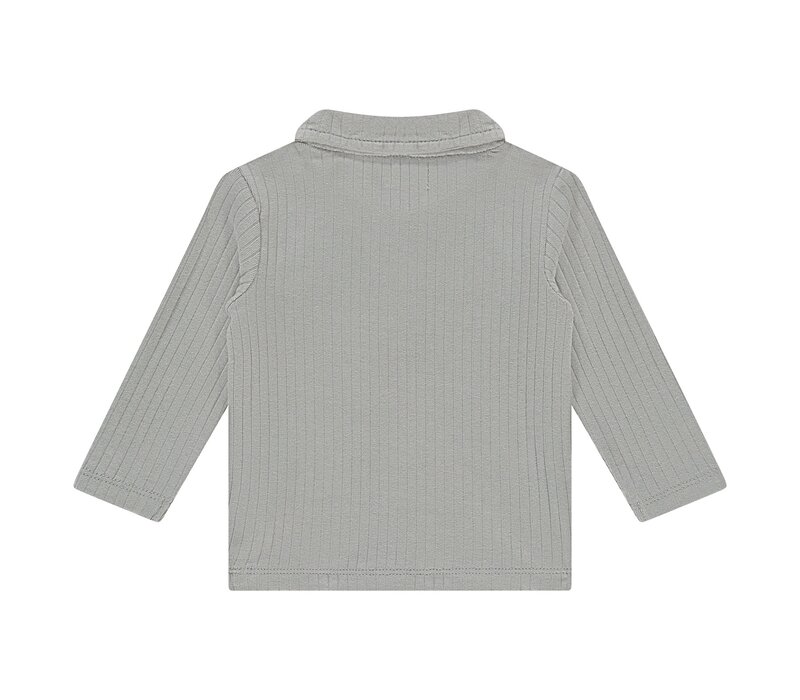 A TINY STORY baby t-shirt long sleeve steel