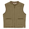 STAINS AND STORIES Stains and Stories boys sleeveless cardigan camel