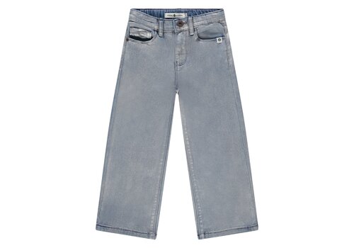 STAINS AND STORIES Stains and Stories girls denim wide leg silver coated STAINS AND STORIES Stains and Stories girls denim wide leg silver coated