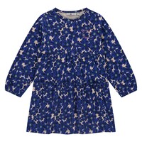 Stains and Stories girls dress long sleeve cobalt