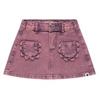 Stains and Stories girls colored denim skirt purple