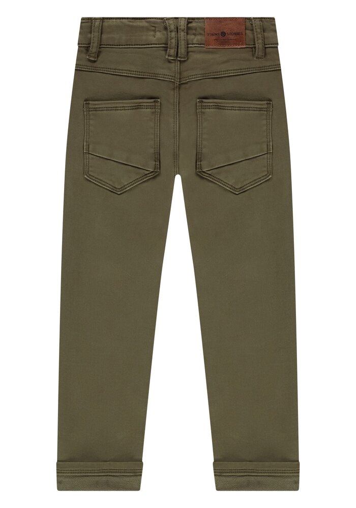 Stains and Stories boys pants army