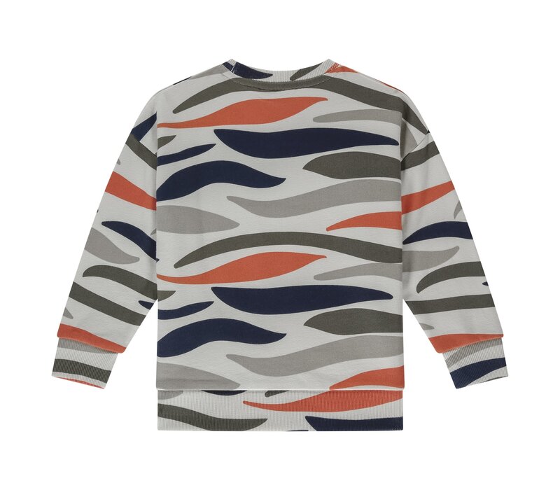 Stains and Stories boys sweatshirt off white