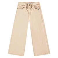 Stains and Stories girls pants wide leg beige