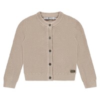 Stains and Stories girls cardigan beige