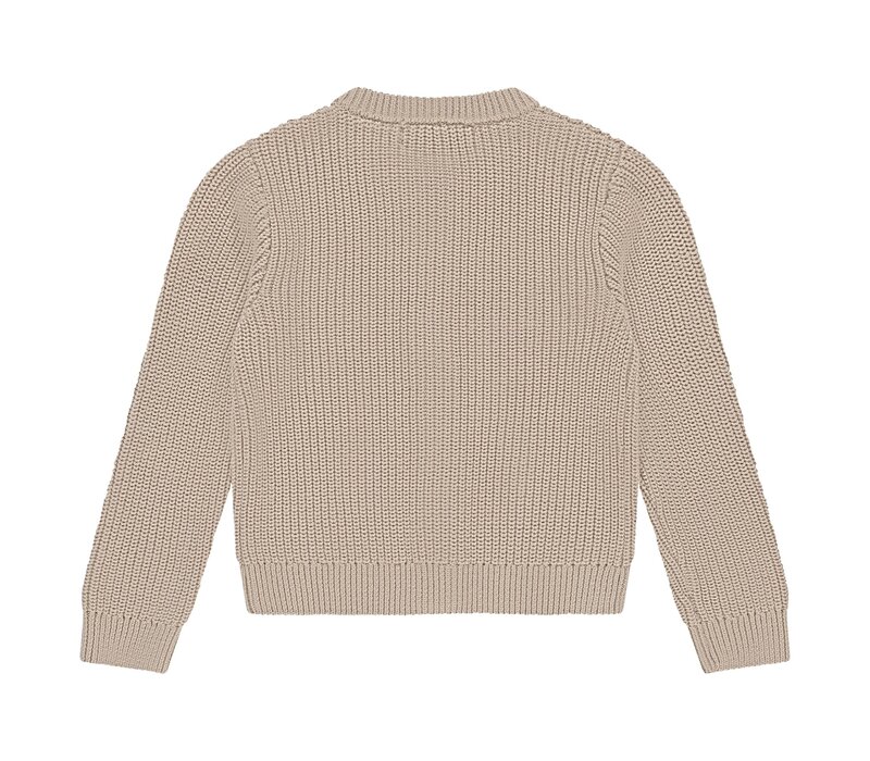 Stains and Stories girls cardigan beige