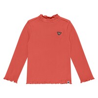 Stains and Stories girls t-shirt long sleeve grapefruit