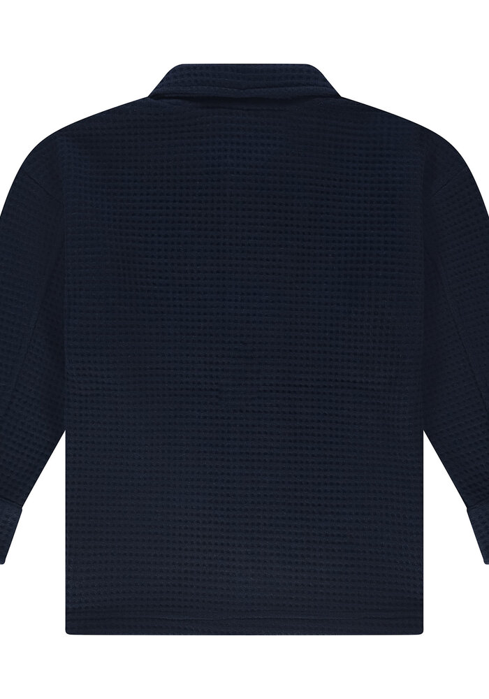 Stains and Stories boys overshirt Dark Blue