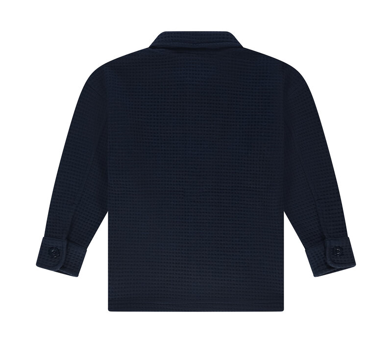Stains and Stories boys overshirt Dark Blue
