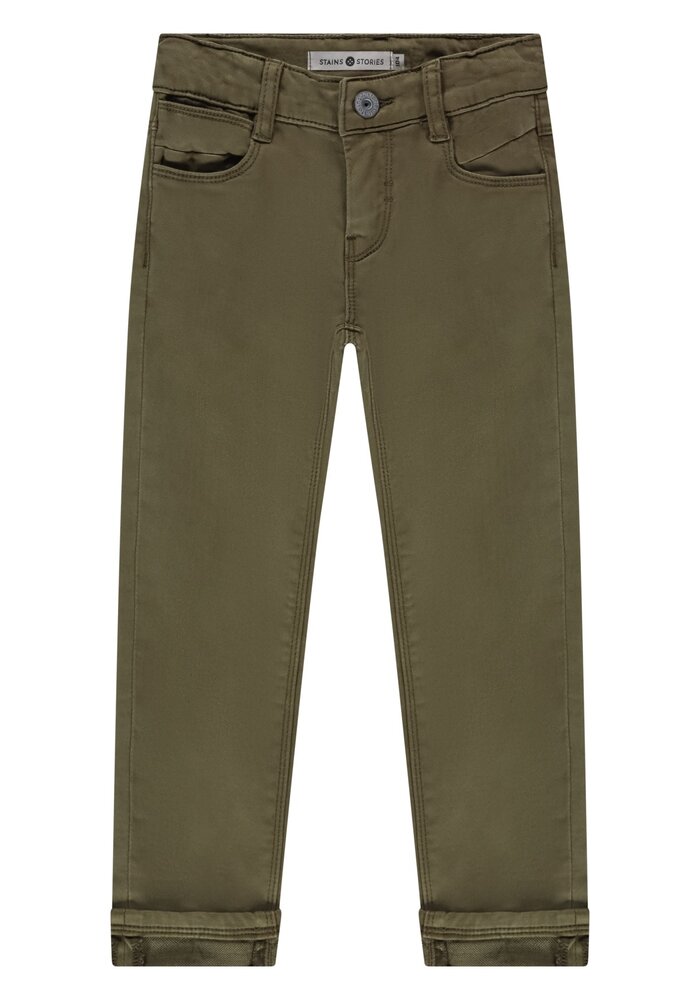 Stains and Stories boys pants army