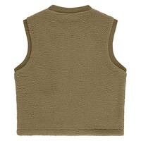 Stains and Stories boys sleeveless cardigan camel