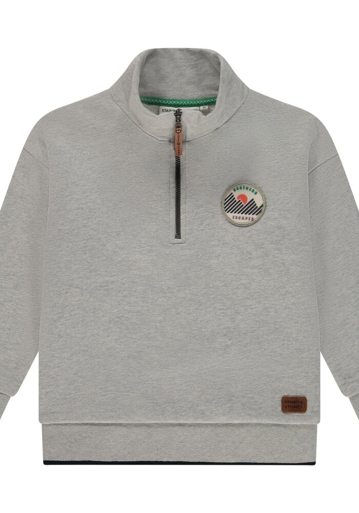 Stains and Stories boys sweatshirt Grey Melee