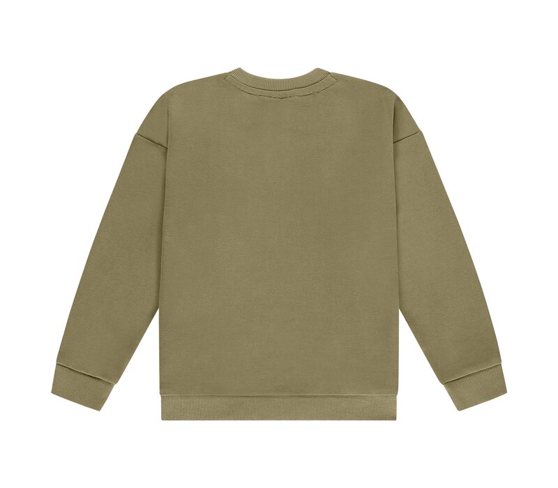 Stains and Stories boys t-shirt long sleeve army