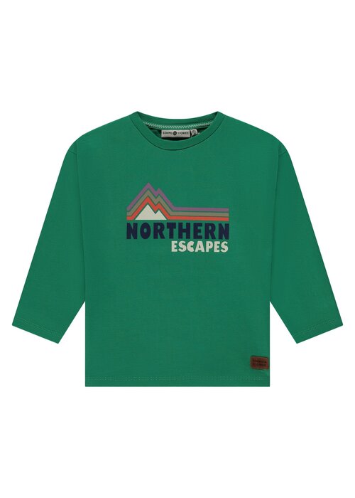 STAINS AND STORIES Stains and Stories boys t-shirt long sleeve Grass