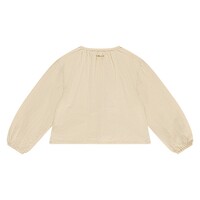 Stains and Stories girls blouse long sleeve cream