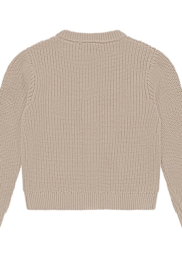 Stains and Stories girls cardigan beige