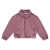 Stains and Stories girls colored denim jacket purple