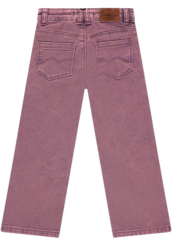 Stains and Stories girls colored denim purple