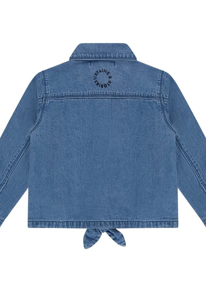 Stains and Stories girls denim blouse Jeans Blue