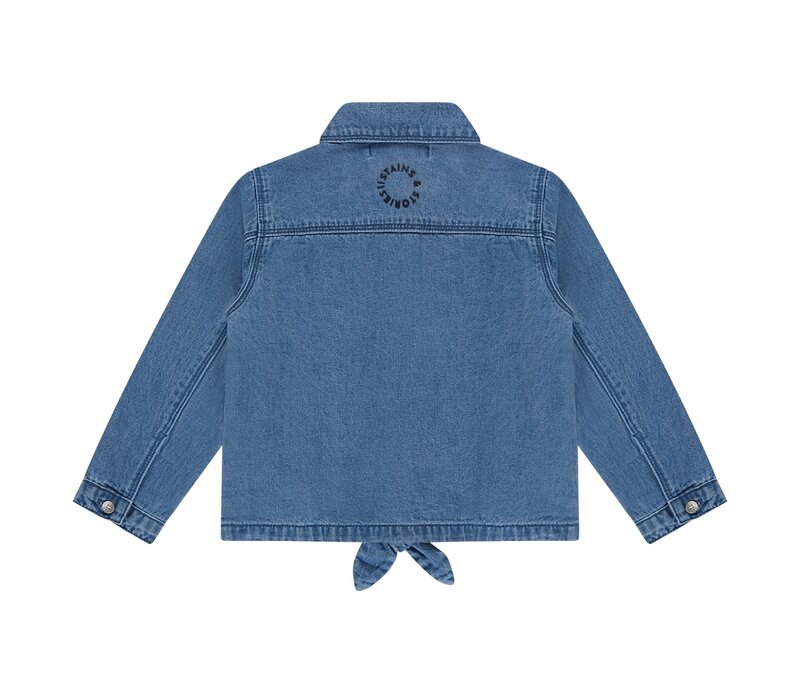 Stains and Stories girls denim blouse Jeans Blue