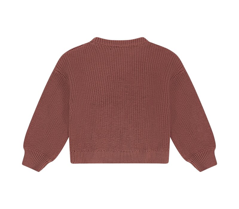Stains and Stories girls knitted pullover Velvet Rose