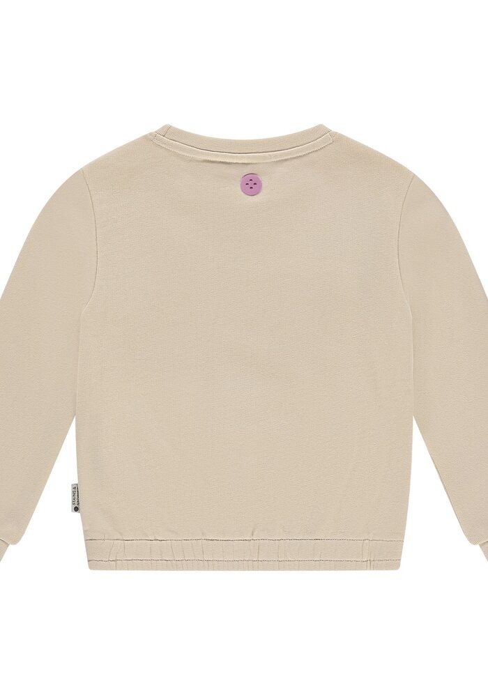 Stains and Stories girls sweatshirt cream