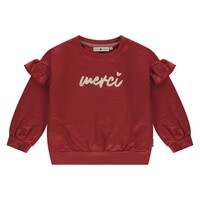 Stains and Stories girls sweatshirt Red