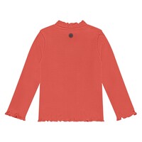 Stains and Stories girls t-shirt long sleeve grapefruit
