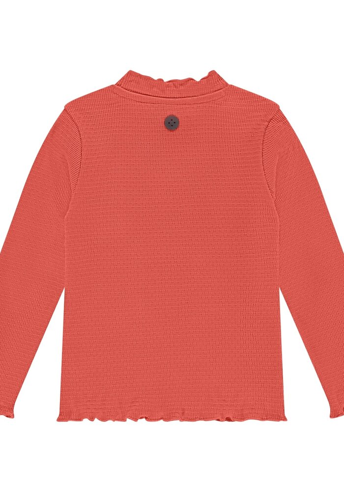 Stains and Stories girls t-shirt long sleeve grapefruit