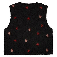 Stains and Stories girls teddy gilet Blackboard