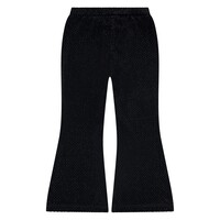 Stains and Stories girls velvet flare pants Blackboard