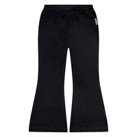 Stains and Stories girls velvet flare pants Blackboard