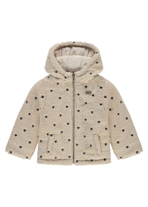 STAINS AND STORIES Stains and Stories girls winter teddy jacket beige