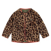 Stains and Stories girls winter jacket reversible mosss