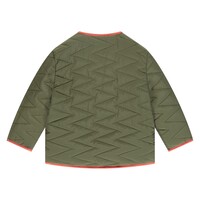 Stains and Stories girls winter jacket reversible mosss