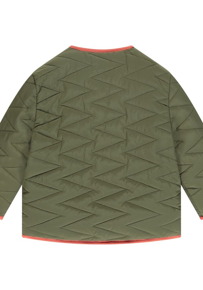 Stains and Stories girls winter jacket reversible mosss