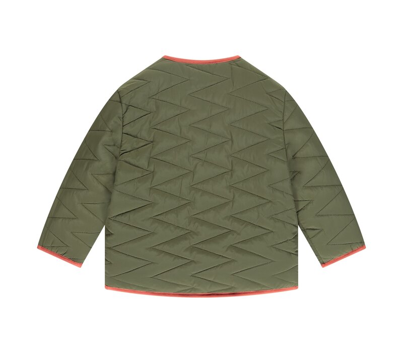 Stains and Stories girls winter jacket reversible mosss