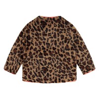 Stains and Stories girls winter jacket reversible mosss