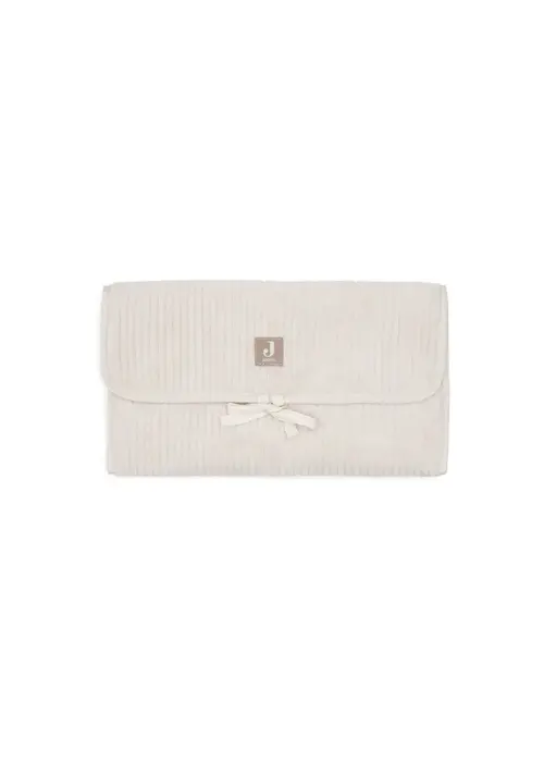 Jollein Jollein Verschoningsmat met Opbergvakken Cloudy Rib - Oatmeal