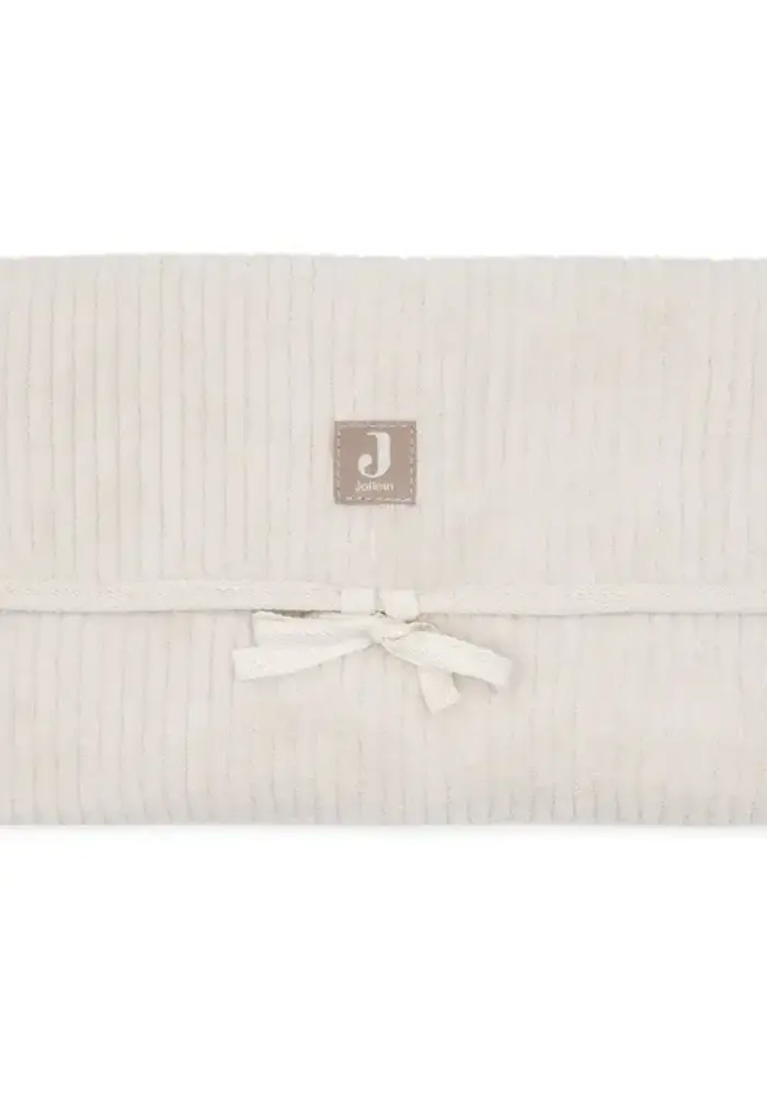 Jollein Verschoningsmat met Opbergvakken Cloudy Rib - Oatmeal