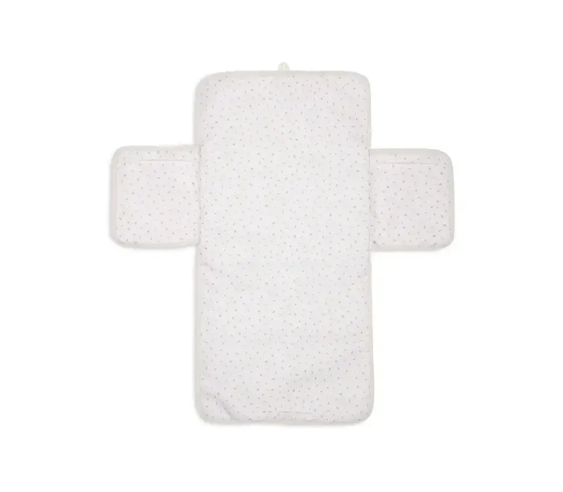 Jollein Verschoningsmat met Opbergvakken Cloudy Rib - Oatmeal