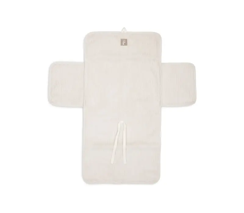 Jollein Verschoningsmat met Opbergvakken Cloudy Rib - Oatmeal