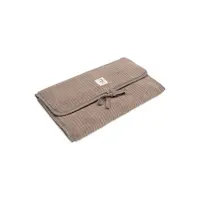 Jollein Verschoningsmat met Opbergvakken Cloudy Rib - Milky Coffee