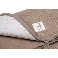 Jollein Verschoningsmat met Opbergvakken Cloudy Rib - Milky Coffee