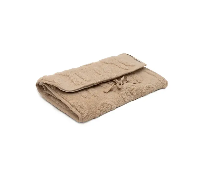 Jollein Verschoningsmat met Opbergvak Miffy Jacquard Teddy - Biscuit