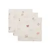Jollein Jollein Hydrofiel Monddoekje 31x31cm - Animal Friends - 3 Stuks